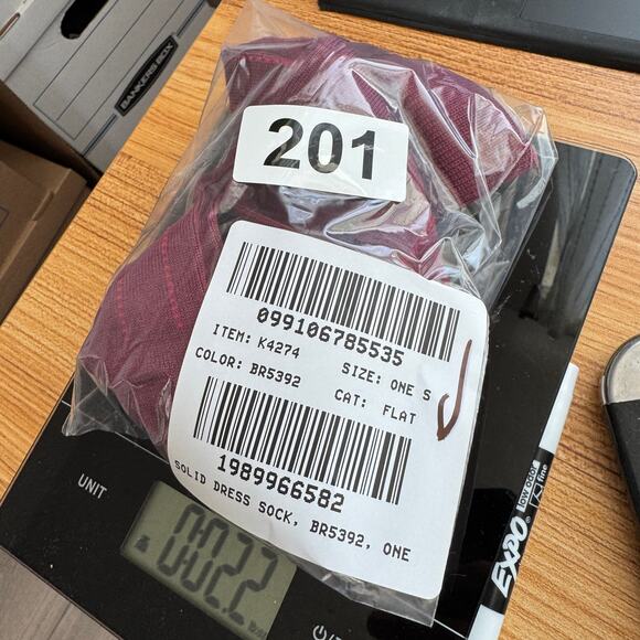 J.Crew Solid Dress Socks Mens OS Maroon Stretchy Mid Calf Cotton Blend One Pair - Picture 3 of 3